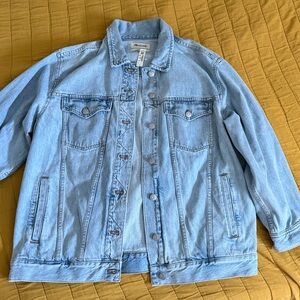 Madewell Oversized Trucker Light Blue Denim Jacket